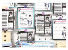 Anime Character Message Notepads 75*100mm 80 sheets Letter