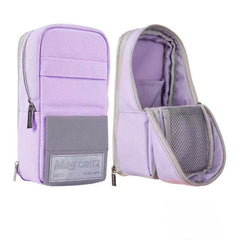 KOKUYO Polyester Pencil Pouch & Phone Stand 90x75x185mm Purple