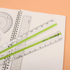 Plastic Folding Ruler 30cm Assorted