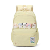 Cute Bear School Backpack 30x20x47cm Yellow