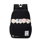 Cute Bear School Backpack 30x20x47cm Black