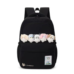 Cute Bear School Backpack 30x20x47cm Black