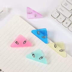 Triangle Paper Corner Clip Assorted