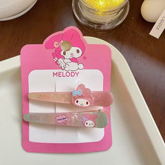Sanrio Characters Hair Clip 7.5cm 2pcs