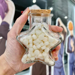 Sealing Wax Colour Particles Star Glass Bottle