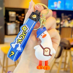 Wry Neck Duck Keychain 6.6cm
