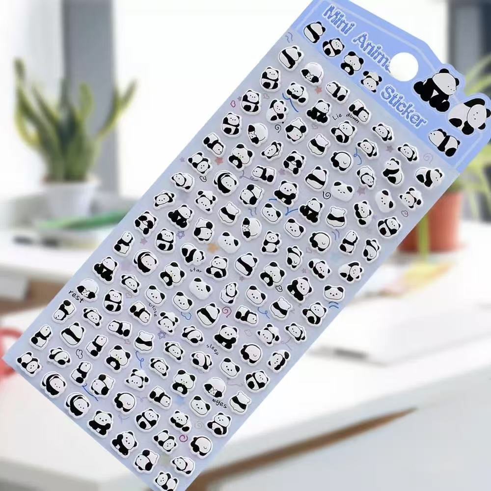 Mini Panda Bubble Stickers Mini Panda Bubble Stickers