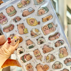 Cappie Baby Epoxy Stickers