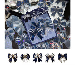 Transparent Bow Waterproof Stickers β 30pcs