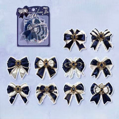 Transparent Bow Waterproof Stickers β 30pcs