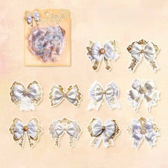 Transparent Bow Waterproof Stickers β 30pcs