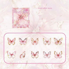 Dancing Butterfly Waterproof Stickers β 20pcs