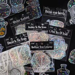 Holographic Bottle Waterproof Stickers β 10pcs
