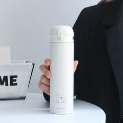 Snoopy 316 Stainless Steel Straw Tumbler Hot & Cold Insulated 500ml