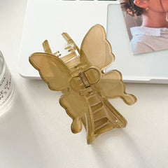 Butterfly Design Acrylic Hair Claw 11cm