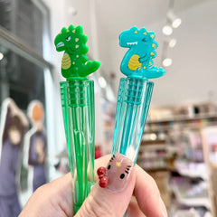 Mini Dinosaur Gel Bubble Blow Stick 12cm Assorted