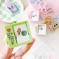 Dancing Carrot Flipbook Animation Keychain