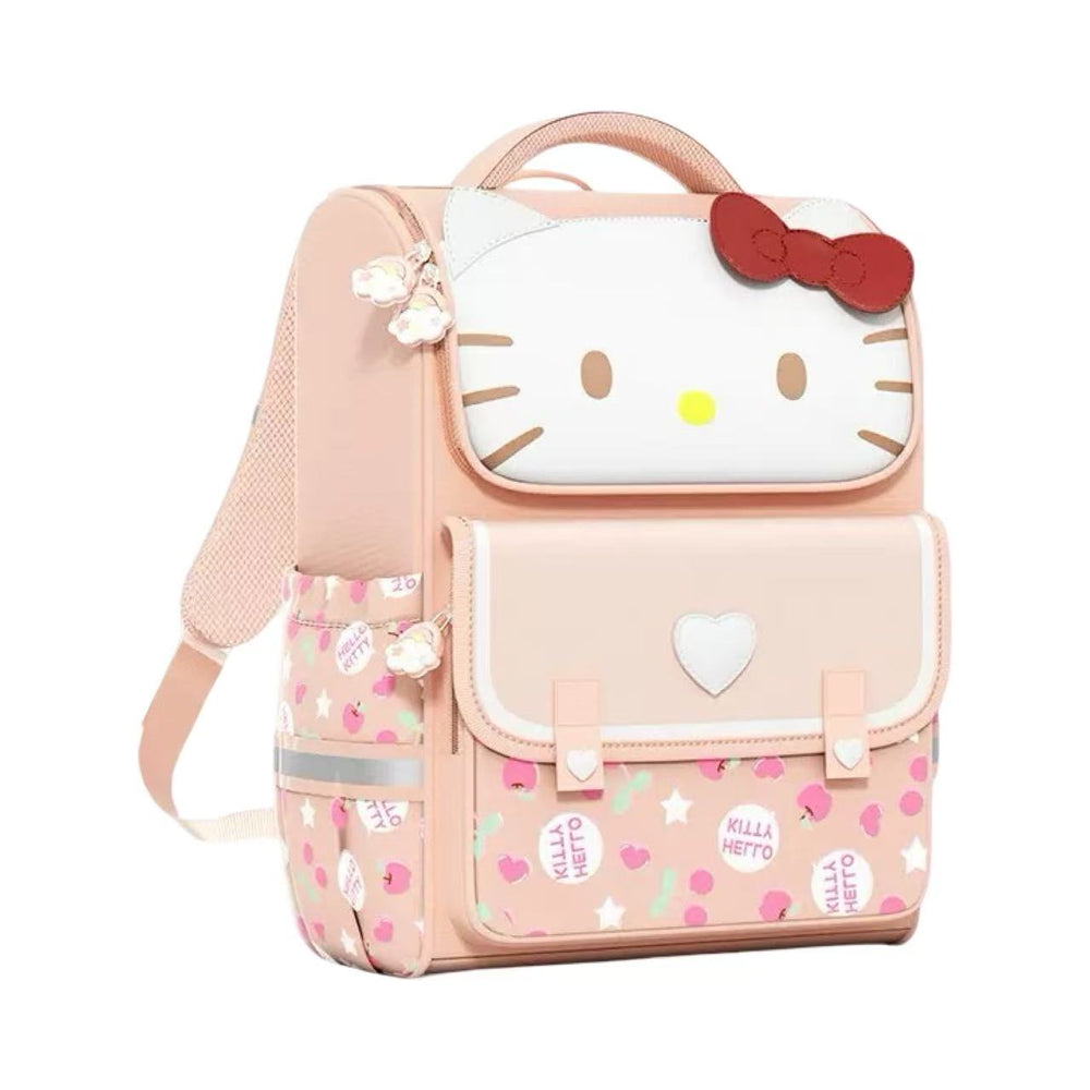 Bags & Storage - Sanrio Character Big Face Backpack 27×16×38cm Kitty - Goodie Goodie