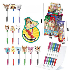 Creative Animal Series Building Block Pens Assorted