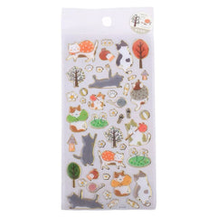 Cute Cat Resin & Foil Crystal Sticker - Trip
