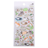Cute Cat Resin & Foil Crystal Sticker - Best Friend