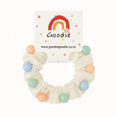 Candy Color Beaded Scrunchies 2 Pack
