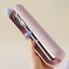 Bow Portable Stainless Steel Cutlery Set – Spoon, Fork & Chopsticks