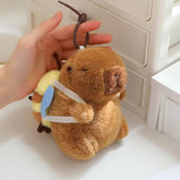 Capybara Plush Keychain 13cm - Bee Backpack
