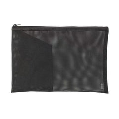 MUJI Mesh Pouch with Pen Pocket A5