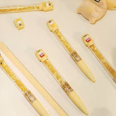 Bear Sparkle Crystal Gel Pen 0.4mm Black Ink Assorted