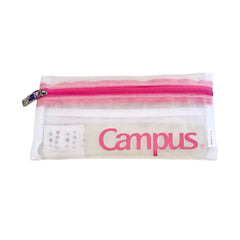 Campus Transparent Mesh Pencil Case