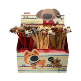 Dog Movement Silicone Wiggle Gel Pen 0.5 mm Black Ink Assorted