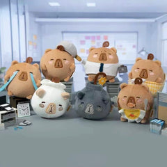 Capybara Plush Squishy Keychain Blind Box