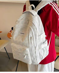 Light & Roomy Striped Backpack – 45×30×14cm