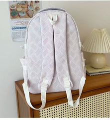 Light & Roomy Striped Backpack – 45×30×14cm
