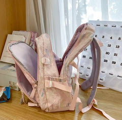 Light & Roomy Travel Backpack 46×32×19cm Pink