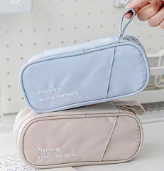 Planwith Opening Pencil Case 207 × 90 × 80 mm Blue
