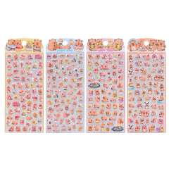 Capybara 3D Puffy Bubble Sticker Assorted