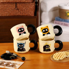 Cat with Hat Ceramic Mug 400ml