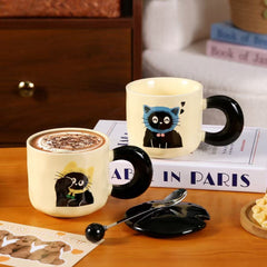 Cat with Hat Ceramic Mug 400ml