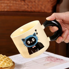 Cat with Hat Ceramic Mug 400ml