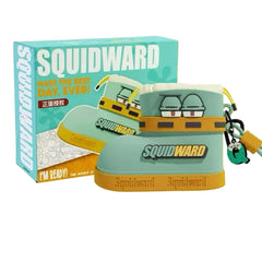 SpongeBob Series Silicone Boot-Shaped Earphone Case & Coin Purse Keychain