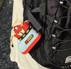 SpongeBob Series Silicone Boot-Shaped Earphone Case & Coin Purse Keychain