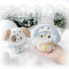 Rosyposy Snowman Plush Toy Keychain 120mm - Penguin