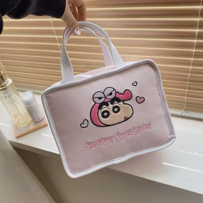 Bags & Storage - Shin-chan Large Capacity Cosmetic Bag 23×18×10 cm - Goodie Goodie