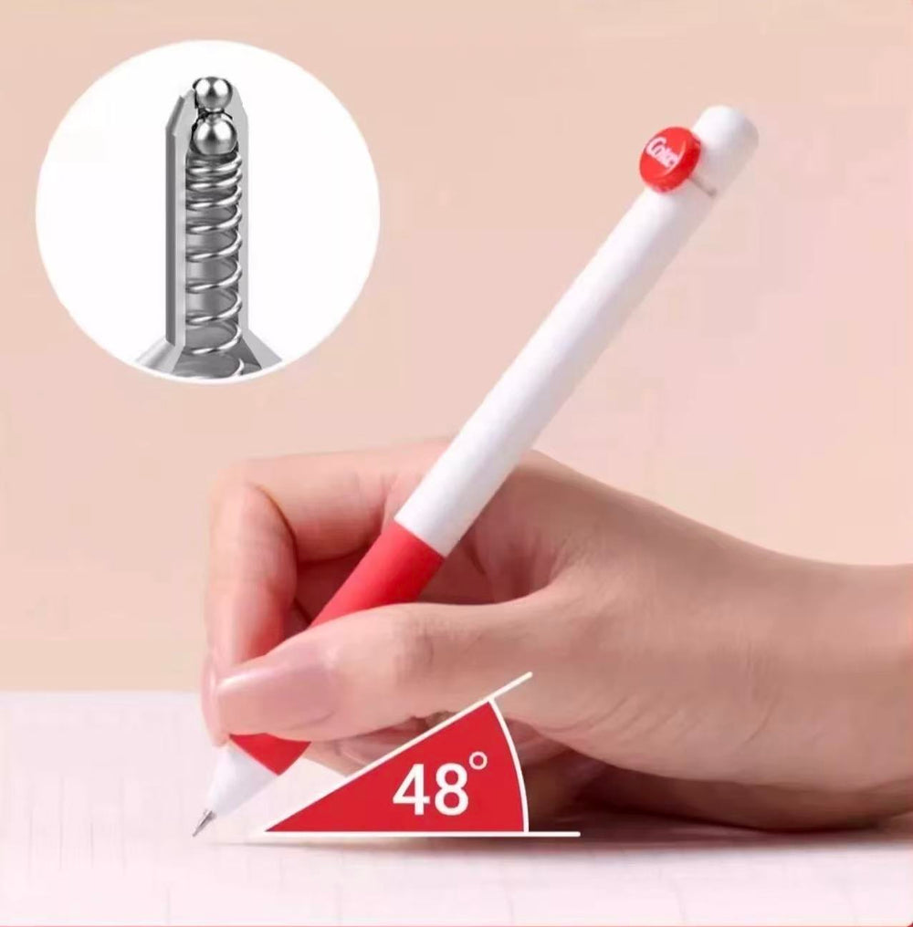 Stationery - Kaco × Coca-Cola Gel Pen 0.5mm Black Ink White/Red - Goodie Goodie