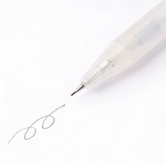 MUJI Mechanical Pencil 0.5mm with Rubber Grip - Clear