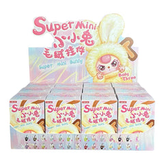 Baby Three Super Mini Bunny Plush Alphabet Keychain Blind Box