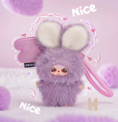 Baby Three Super Mini Bunny Plush Alphabet Keychain Blind Box