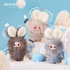 Baby Three Super Mini Bunny Plush Alphabet Keychain Blind Box